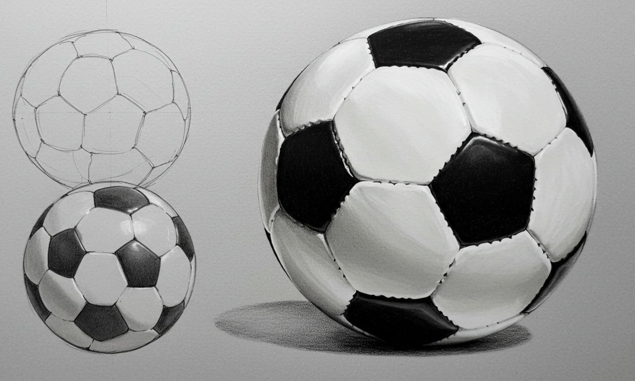 Soccer Ball Drawing